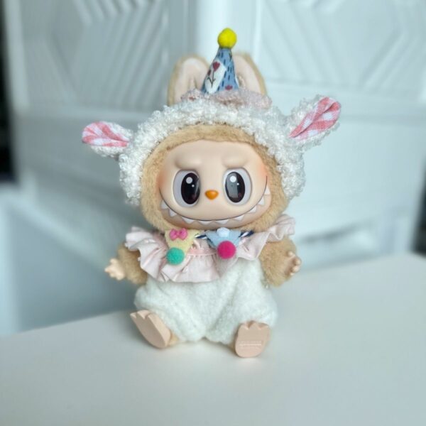 Labubu Second Generation Party Doll Clothes Sheep Outfit Set - Image 2