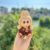 Brown cookie overalls