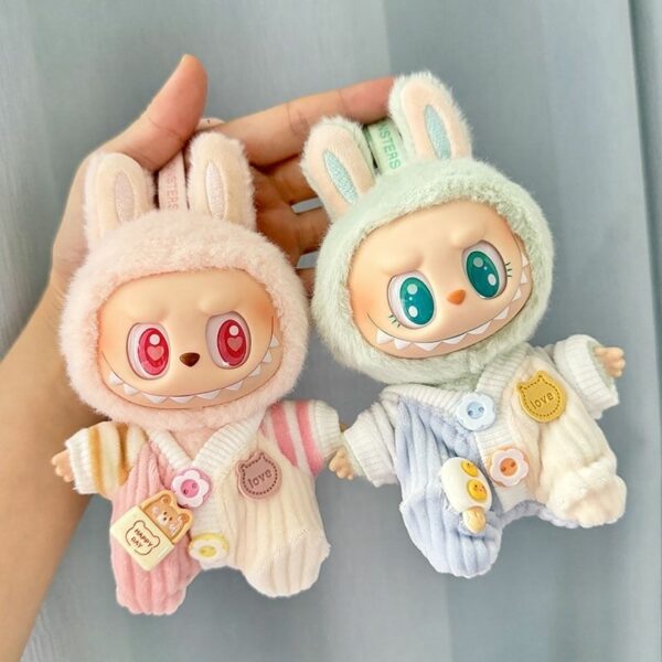 Labubu Keychain Doll Clothes Devil Suspender Dress - Image 5