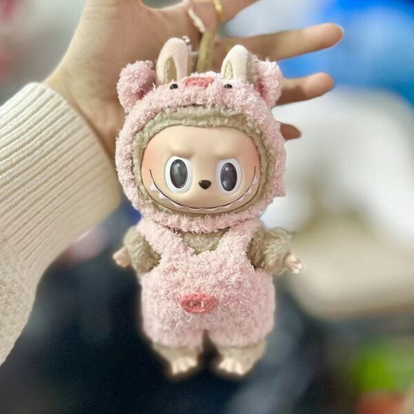 Labubu 17cm Doll Dinosaur Onesie Christmas Costume - Image 9