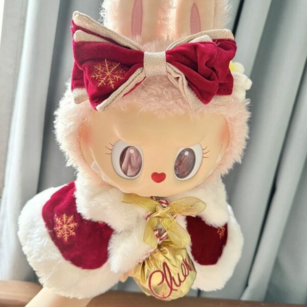 Labubu 38cm Queen Red Cape Doll Clothes Replacement Set - Image 4