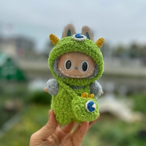 Handmade Knitted Labubu Doll Clothes 15-17cm Custom Outfit - Image 5