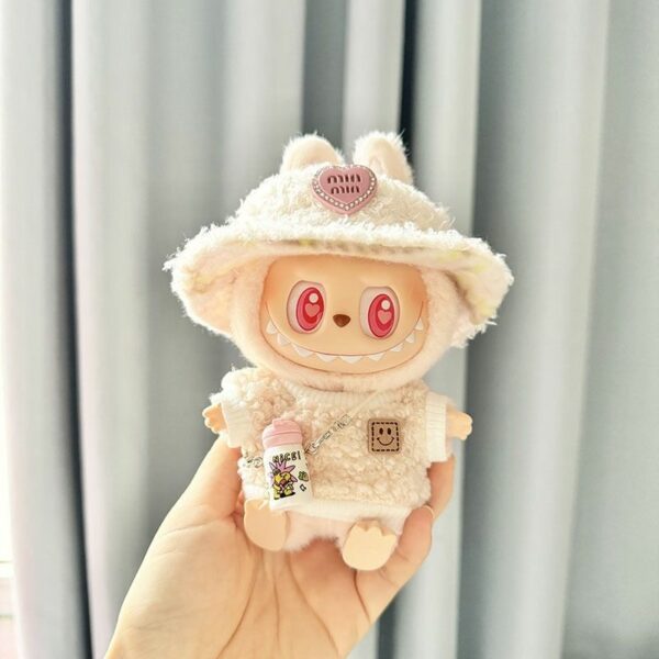 Labubu Keychain Doll Clothes Winter Sweater Bottle Holder Accessory - Image 8