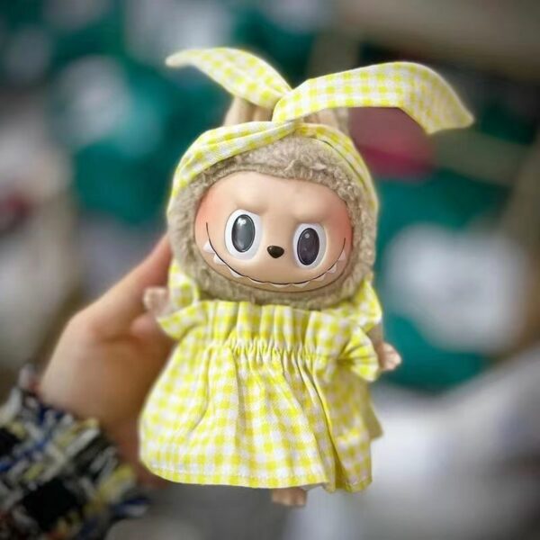 Labubu 15cm Doll Clothes Spring Sweater Dress Set - Image 11