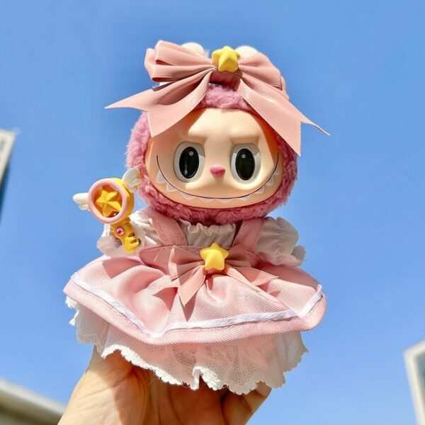Labubu Photographer Doll Clothes Summer Keychain Set - Image 16