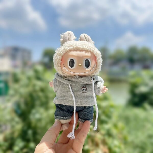 Labubu 17cm Doll Clothes Sports Casual Outfit Set - Image 7