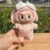 Pure handmade pink lop-eared rabbit set