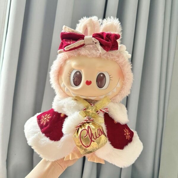 Labubu 38cm Queen Red Cape Doll Clothes Replacement Set - Image 7