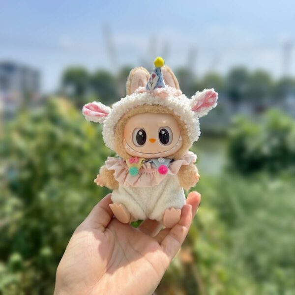 Labubu Second Generation Party Doll Clothes Sheep Outfit Set - Image 3