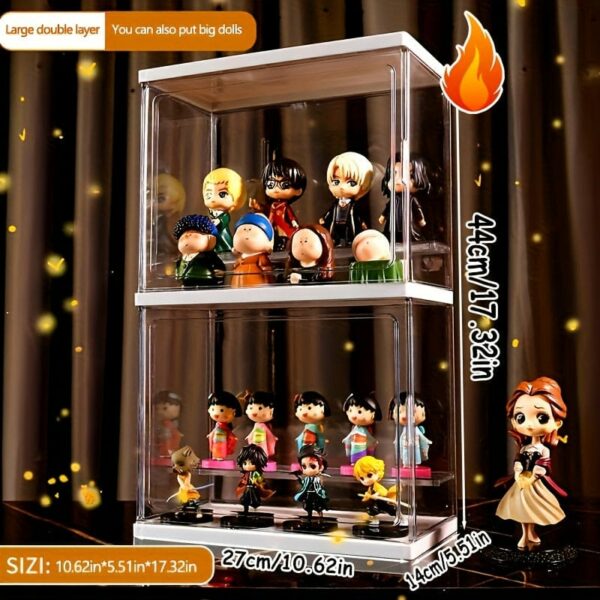 Double Layer Display Case - Clear Acrylic Showcase - Image 12