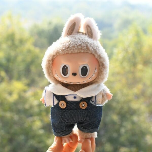 Labubu Time to Chill 15cm Doll Clothes Keychain Accessory - Image 24