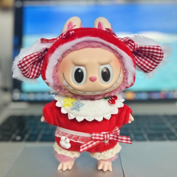 Labubu Time to Chill 15cm Doll Clothes Keychain Accessory - Image 18