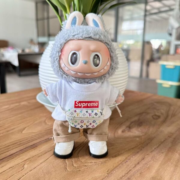 Labubu 17cm Doll Clothes Macaron Sports Casual Set - Image 14