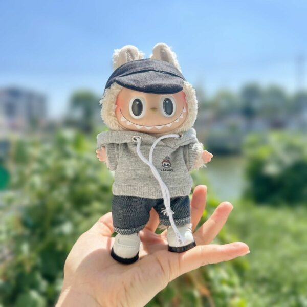 Labubu 17cm Doll Clothes Sports Casual Outfit Set - Image 4
