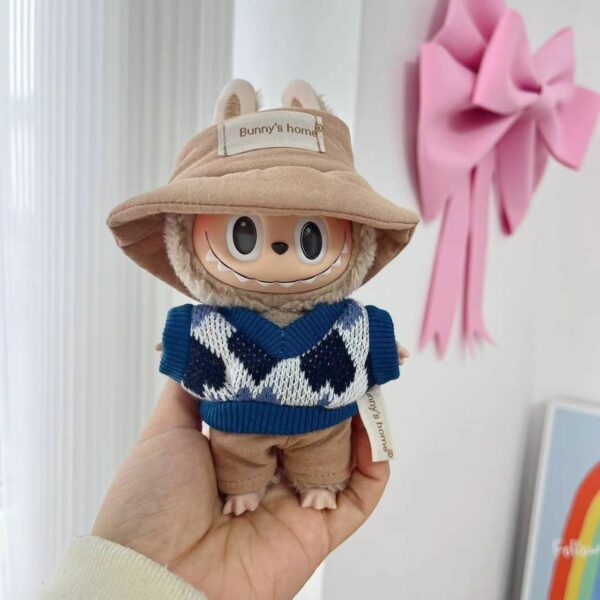 Labubu Photographer Doll Clothes Summer Keychain Set - Image 19