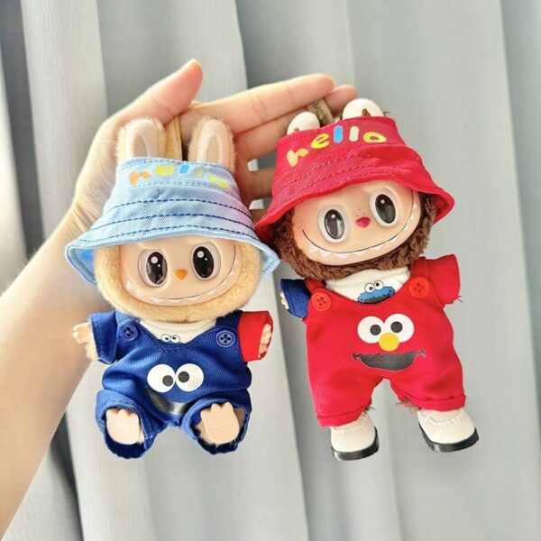 Labubu Keychain Doll Clothes Jumpsuit Party Series