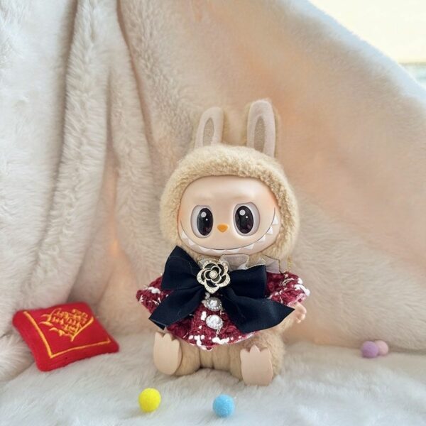 Labubu Keychain Doll Clothes Party New Year Festival Outfit - Image 12