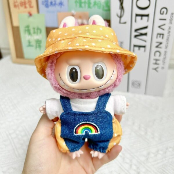 Labubu 17cm Purple Lavender Couple Outfit Doll Clothes Set - Image 2
