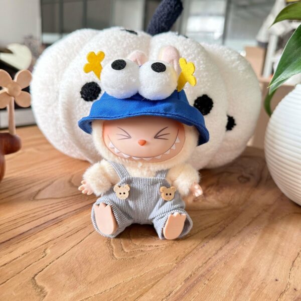 Labubu Party Series Doll Clothes Overalls with Hat - Image 10