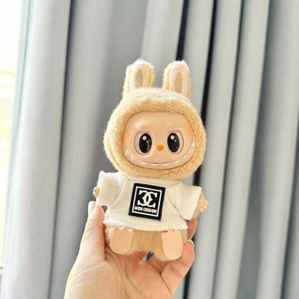 Labubu Keychain Doll T-shirt Hat Outfit - Image 7