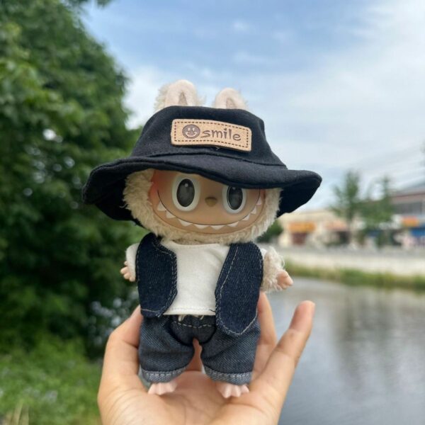 Labubu Photographer Doll Clothes Summer Keychain Set - Image 5