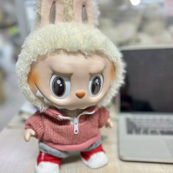 Labubu 38cm Doll Clothes Hamburger Snowman Outfit Replacement Set - Image 24