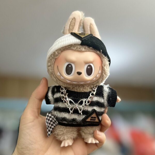 Labubu Time to Chill 15cm Doll Clothes Keychain Accessory - Image 16