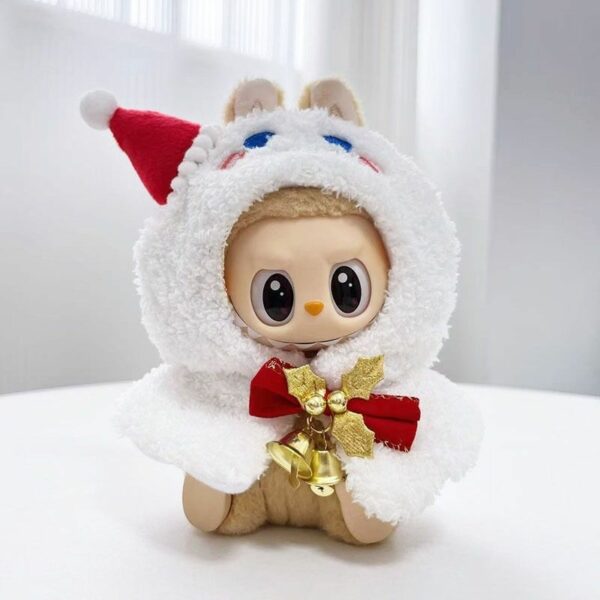 Labubu Keychain Christmas Reindeer Cape Outfit - Image 4