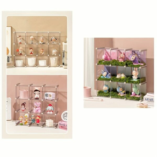 Popmart Display Case - Clear Acrylic Storage Stand - Image 4