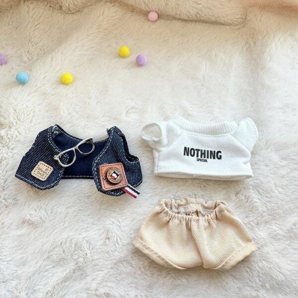Labubu Keychain Doll Clothes Vintage Party Vest - Image 4