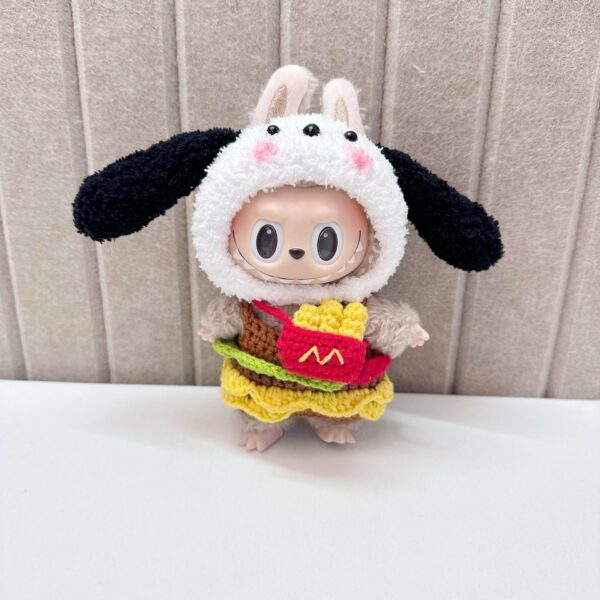 Handmade Knitted Labubu Doll Clothes 15-17cm Custom Outfit - Image 21