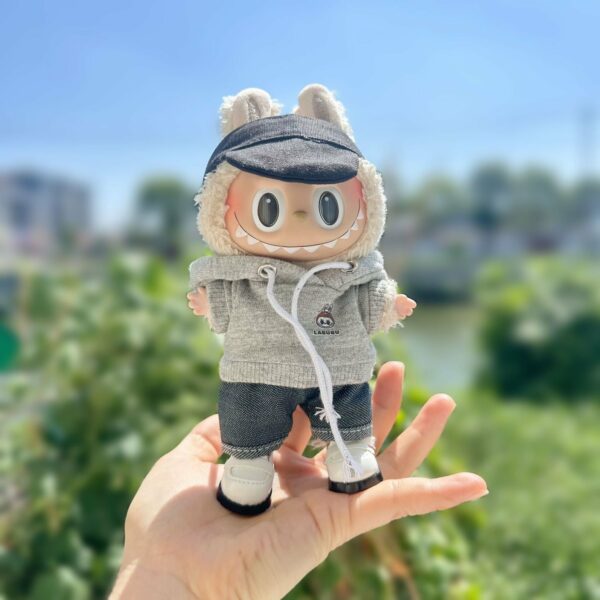 Labubu 17cm Doll Clothes Sports Casual Outfit Set - Image 10