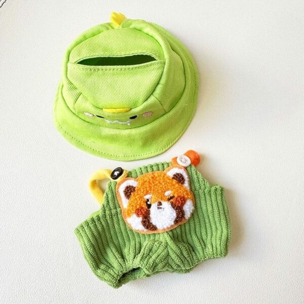 Labubu Keychain Doll Clothes Fruit Animal Overalls - Image 3