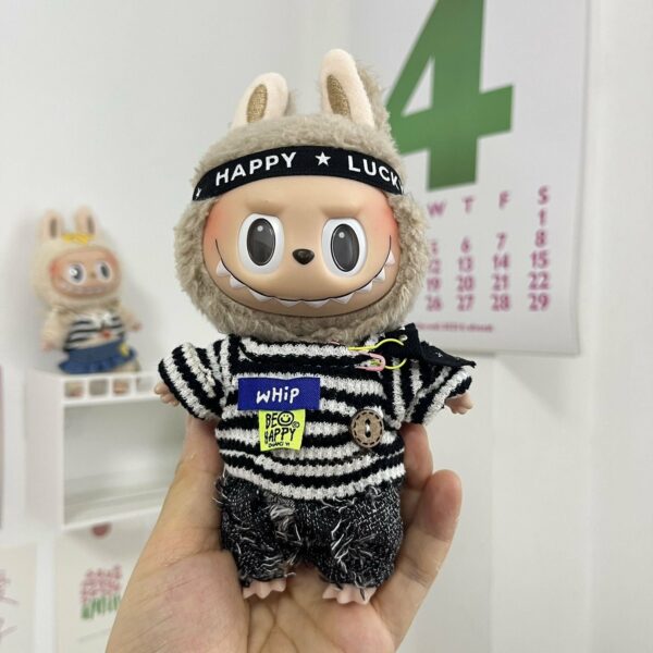 Doll Clothes Pearl Suspender Skirt Dress Outfit for Labubu 17cm - Image 15