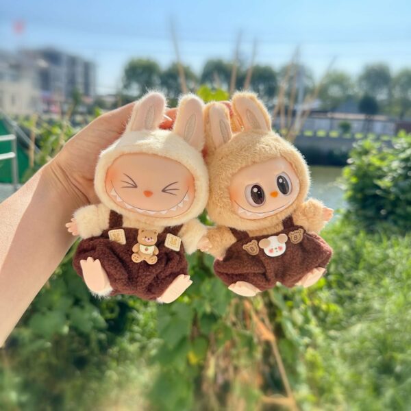 Labubu Macaron Doll Clothes British Style Outfit - Image 2