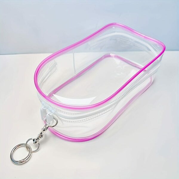Labubu Display Case - PVC Storage Bag with Keychain - Image 13