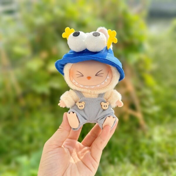 Labubu Blind Box Doll Clothes Wooden Button Overalls - Image 16