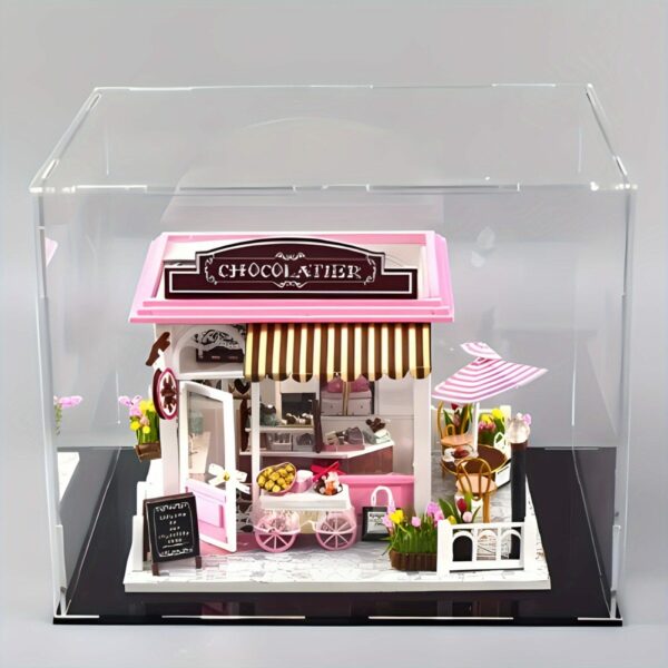 Display Case with Base - Acrylic Collectible Showcase - Image 4