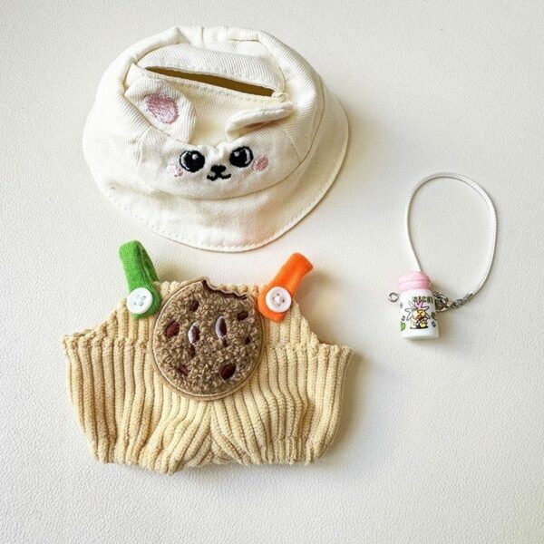 Labubu Keychain Doll Clothes Fruit Animal Overalls - Image 8