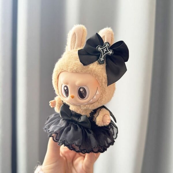 Labubu Keychain Doll Clothes Devil Suspender Dress - Image 4