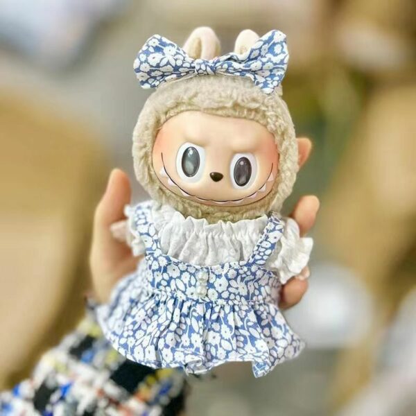 Labubu 15cm Doll Clothes Spring Sweater Dress Set - Image 12