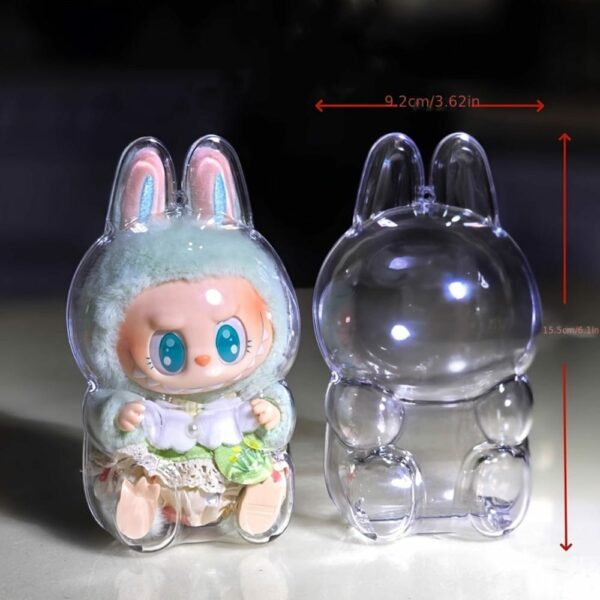 Labubu Display Case - Clear Acrylic Dustproof Cover - Image 3