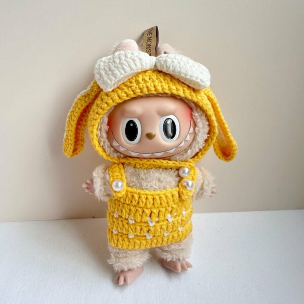 Handmade Knitted Labubu Doll Clothes 15-17cm Custom Outfit - Image 10