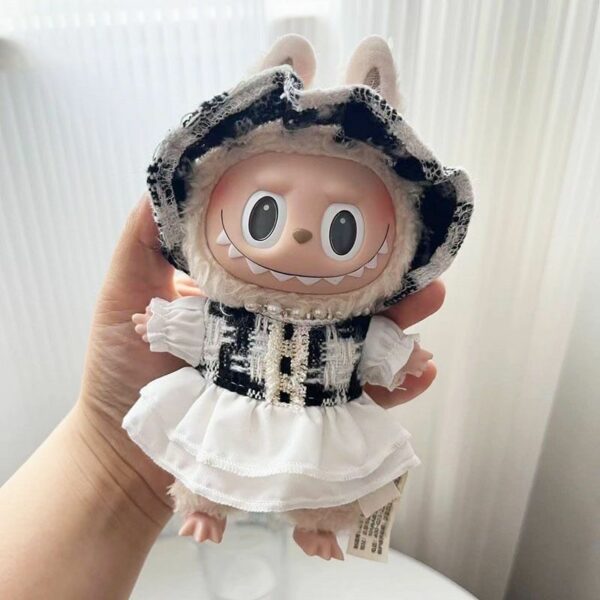 Labubu 17cm Blind Box Doll Clothes Spring Series Keychain - Image 14