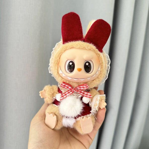 Labubu 17cm Macaron Blind Box Pop Mart Doll Clothes Accessory - Image 2
