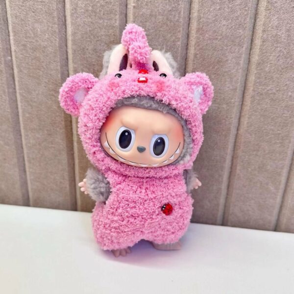 Labubu 17cm Doll Dinosaur Onesie Christmas Costume - Image 12