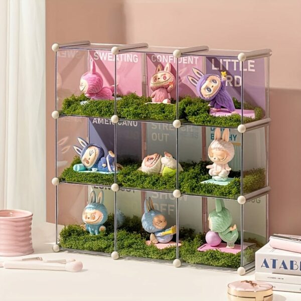 Popmart Display Case - Clear Acrylic Storage Stand - Image 5