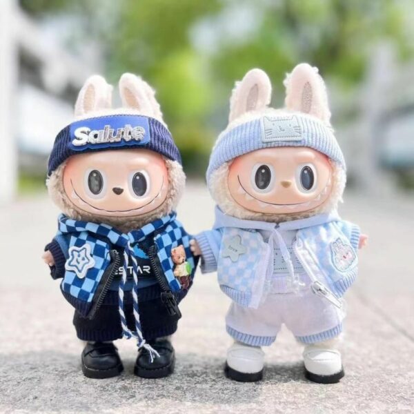 Labubu 17cm Macaron Chinese Style Blind Box Doll Clothes Set - Image 4