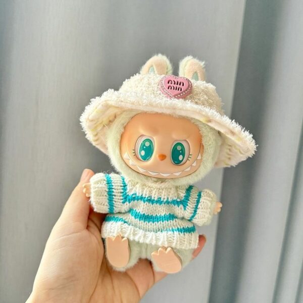 Labubu 17cm Doll Clothes Macaron Sports Casual Set - Image 5