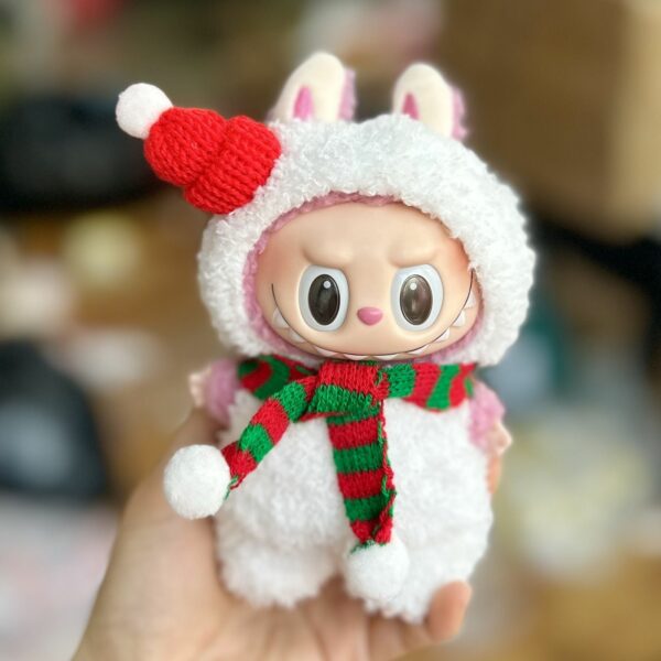 Labubu Time to Chill 15cm Doll Clothes Keychain Accessory - Image 9